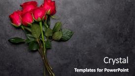  Presentation with greeting card - Cool new theme with valentines-day-greeting-card backdrop and a dark gray colored foreground