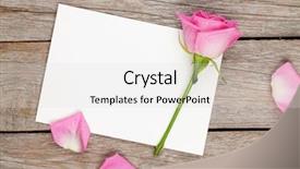 Presentation with frame pink - Audience pleasing theme consisting of valentines day greeting card backdrop and a light gray colored foreground