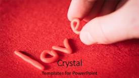  Presentation with recognition - Presentation design consisting of valentines day man puts background and a red colored foreground