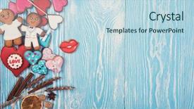  Presentation with valentines day - PPT theme having valentines day or wedding theme background and a sky blue colored foreground