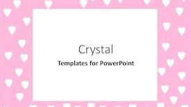  Presentation with lovers - Amazing PPT theme having valentines-day-picture-frame-pink backdrop and a white colored foreground