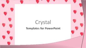  Presentation with frame pink - Presentation design consisting of valentines-day-picture-frame-pink background and a white colored foreground