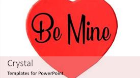  Presentation with love words - Slide set having valentines-day-red-valentines-day background and a coral colored foreground