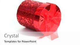  Presentation with text box - Presentation theme consisting of valentines-day-red-valentines-day background and a white colored foreground