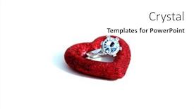 Presentation with wedding ring - Presentation design consisting of valentines-day-wedding-ring background and a white colored foreground