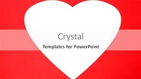  Presentation with love romance - Presentation theme enhanced with valentines-day-white-valentines-day background and a sky blue colored foreground