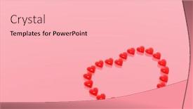  Presentation with valentines - Audience pleasing presentation design consisting of valentines-heart backdrop and a lemonade colored foreground