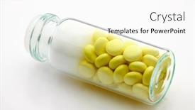  Presentation with sleep health - PPT layouts featuring valerian-root-extract-herbal-pills background and a white colored foreground