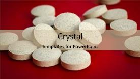  Presentation with aid - Beautiful slides featuring valerian tablets natural herbal sleep aid backdrop and a soft green colored foreground