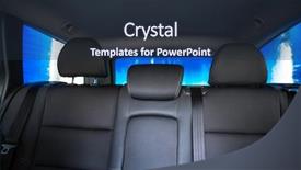  Presentation with interior - Theme having valet - car in a carwash background and a tawny brown colored foreground