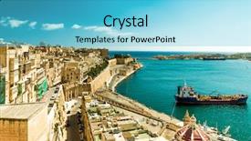 Presentation with ancient - Amazing presentation design having valetta- the capital of malta backdrop and a  colored foreground