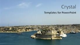  Presentation with malta - Presentation design with passive electronic component - close-up on composition with obsolete background and a tawny brown colored foreground