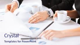  Presentation with contract farming - Theme enhanced with validation - picture of woman hand signing background and a sky blue colored foreground