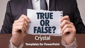  Presentation with testing - Cool new theme with validation testing - true or false backdrop and a tawny brown colored foreground