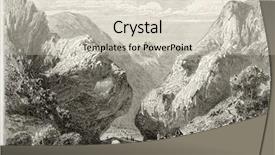  Presentation with view of the vinales valley - PPT theme featuring valley entrance old view france background and a  colored foreground