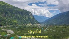  Presentation with himachal pradesh - Audience pleasing PPT layouts consisting of valley in himachal pradesh state backdrop and a tawny brown colored foreground