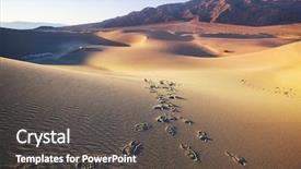  Presentation with death - PPT theme with valley national park california usa background and a dark gray colored foreground