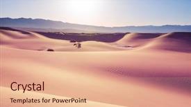  Presentation with death - Slide set enhanced with valley national park california usa background and a lemonade colored foreground