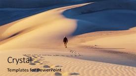  Presentation with sand dunes - Cool new PPT layouts with valley national park california usa backdrop and a  colored foreground