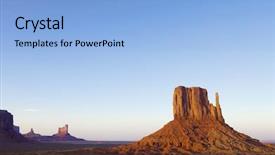  Presentation with navajo - Audience pleasing presentation design consisting of valley navajo tribal park usa backdrop and a  colored foreground