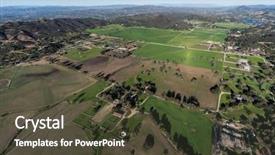  Presentation with hidden - PPT theme featuring valley near westlake village malibu background and a tawny brown colored foreground