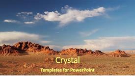  Presentation with valley of fire - Cool new presentation theme with valley of fire in nevada backdrop and a red colored foreground