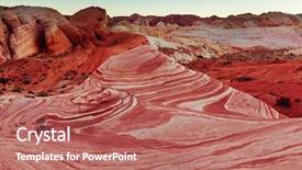  Presentation with valley of fire - PPT theme consisting of valley of fire state park background and a  colored foreground