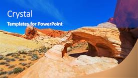  Presentation with nevada - Amazing slides having valley-of-fire-state-park backdrop and a cobalt blue colored foreground