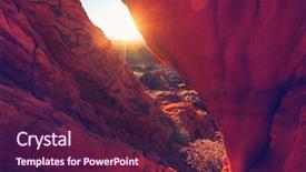  Presentation with nevada - PPT theme featuring valley of fire state park background and a wine colored foreground