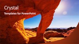  Presentation with nevada - Slides enhanced with valley of fire state park background and a  colored foreground