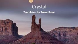  Presentation with rock - PPT layouts having valley-of-the-gods-rock background and a gray colored foreground