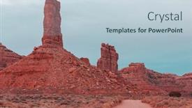  Presentation with rock - Theme consisting of valley-of-the-gods-rock background and a lemonade colored foreground