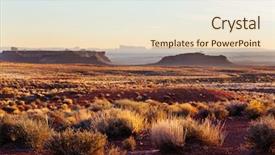  Presentation with gods grace - Colorful PPT theme enhanced with valley of the gods rock backdrop and a lemonade colored foreground