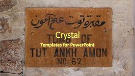  Presentation with kings - Slides enhanced with valley of the king background and a tawny brown colored foreground