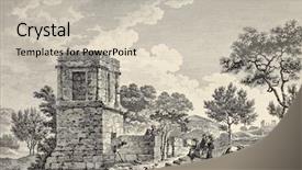  Presentation with architects - Amazing slides having valley of the temple backdrop and a soft green colored foreground