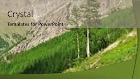  Presentation with alps - Colorful PPT theme enhanced with valley-saastal-in-the-canton backdrop and a mint green colored foreground