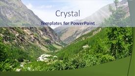  Presentation with alps - Beautiful PPT theme featuring valley-saastal-in-the-canton backdrop and a sky blue colored foreground