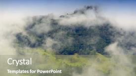  Presentation with colombia - Beautiful presentation design featuring valley salento colombia south america backdrop and a mint green colored foreground