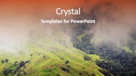  Presentation with colombia - Colorful presentation enhanced with valley salento colombia south america backdrop and a red colored foreground