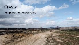  Presentation with cappadocia - Amazing presentation theme having vally ball - amazing day in cappadocia turkey backdrop and a light blue colored foreground