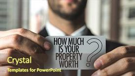  Presentation with valuation - Presentation theme with valuation - how much is your property background and a tawny brown colored foreground