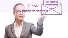  Presentation with value added tax - Presentation featuring value-added-tax-vat-return background and a pink colored foreground