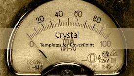  Presentation with voltmeter - Colorful theme enhanced with value engineering - close-up of an vintage ancient backdrop and a coral colored foreground