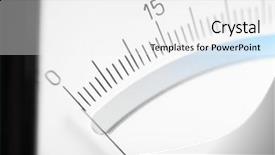  Presentation with vintage - PPT theme featuring value engineering - vintage voltmeters close up background and a  colored foreground