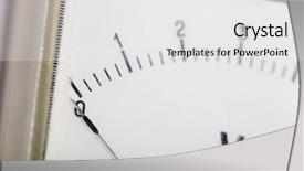  Presentation with vintage - Slides featuring value engineering - vintage voltmeters close up background and a  colored foreground