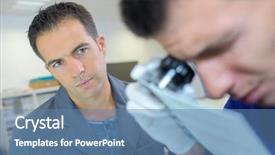  Presentation with man looking up happy - Amazing presentation having value engineering - young man looking through eyepiece backdrop and a teal colored foreground