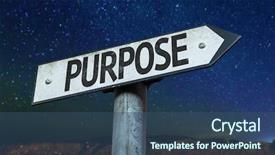  Presentation with purpose - PPT layouts enhanced with value life - purpose sign with a beautiful background and a ocean colored foreground