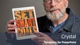  Presentation with business value - Slide deck featuring value-quality-and-service-older background and a tawny brown colored foreground