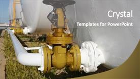  Presentation with fuel - PPT theme featuring bracelet with diamonds isolated on the black note shallow depth of field background and a dark gray colored foreground