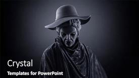  Presentation with vampire - Presentation consisting of vampire-with-old-hat-over background and a wine colored foreground